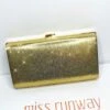 Fifi Evening Clutch - Gold -Curvy Charm Store LNS 0993