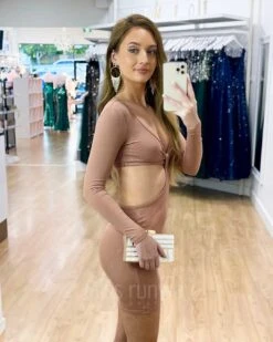 Lara Dress - Mocha -Curvy Charm Store Lara Dress Mocha 3