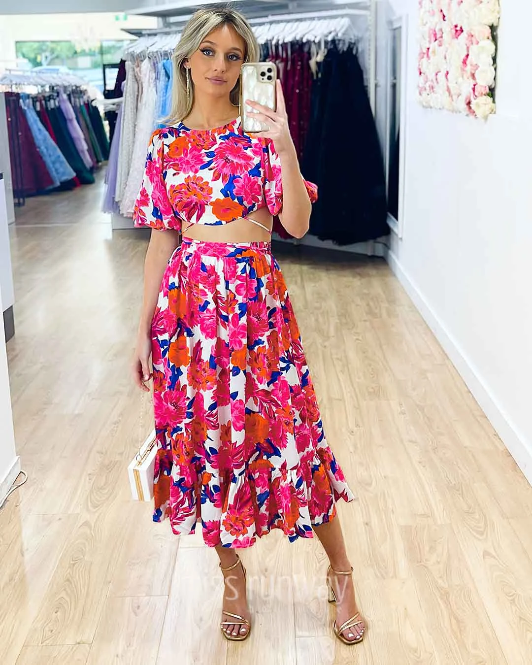 Maeve Top - Pink Floral 4 Maeve Top - Pink Floral - Image 2