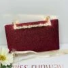 Mandy Glitter Clutch - Red -Curvy Charm Store Mandy Glitter Clutch Red 1