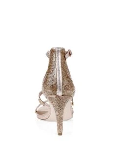 Mandy Glitter Heels - Rose Gold -Curvy Charm Store Mandy Glitter Heels Back Rose Gold