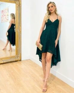 Marilyn Lace Dress - Emerald Green 14 Marilyn Lace Dress - Emerald Green -Curvy Charm Store Marilyn Lace Dress Emerald Green 6