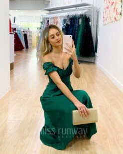 Masie Midi Dress - Forest Green -Curvy Charm Store Masie Midi Dress FOREST GREEN 5