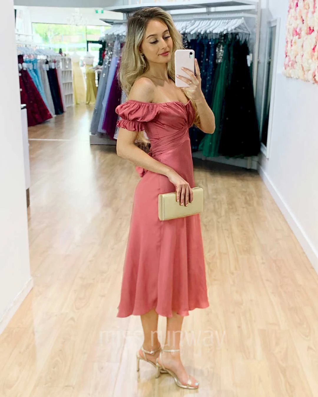 Masie Midi Dress - Rose 6 Masie Midi Dress - Rose - Image 4