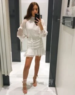 Piper Dress - White -Curvy Charm Store Piper Dress Front White 7ec42a15 ff43 4f0f bdc7 a9c0e0f8122b