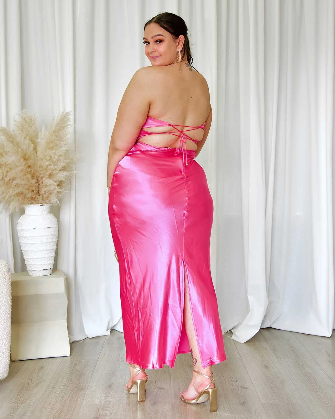 Sadie Maxi Dress - Hot Pink 10 Sadie Maxi Dress - Hot Pink - Image 8