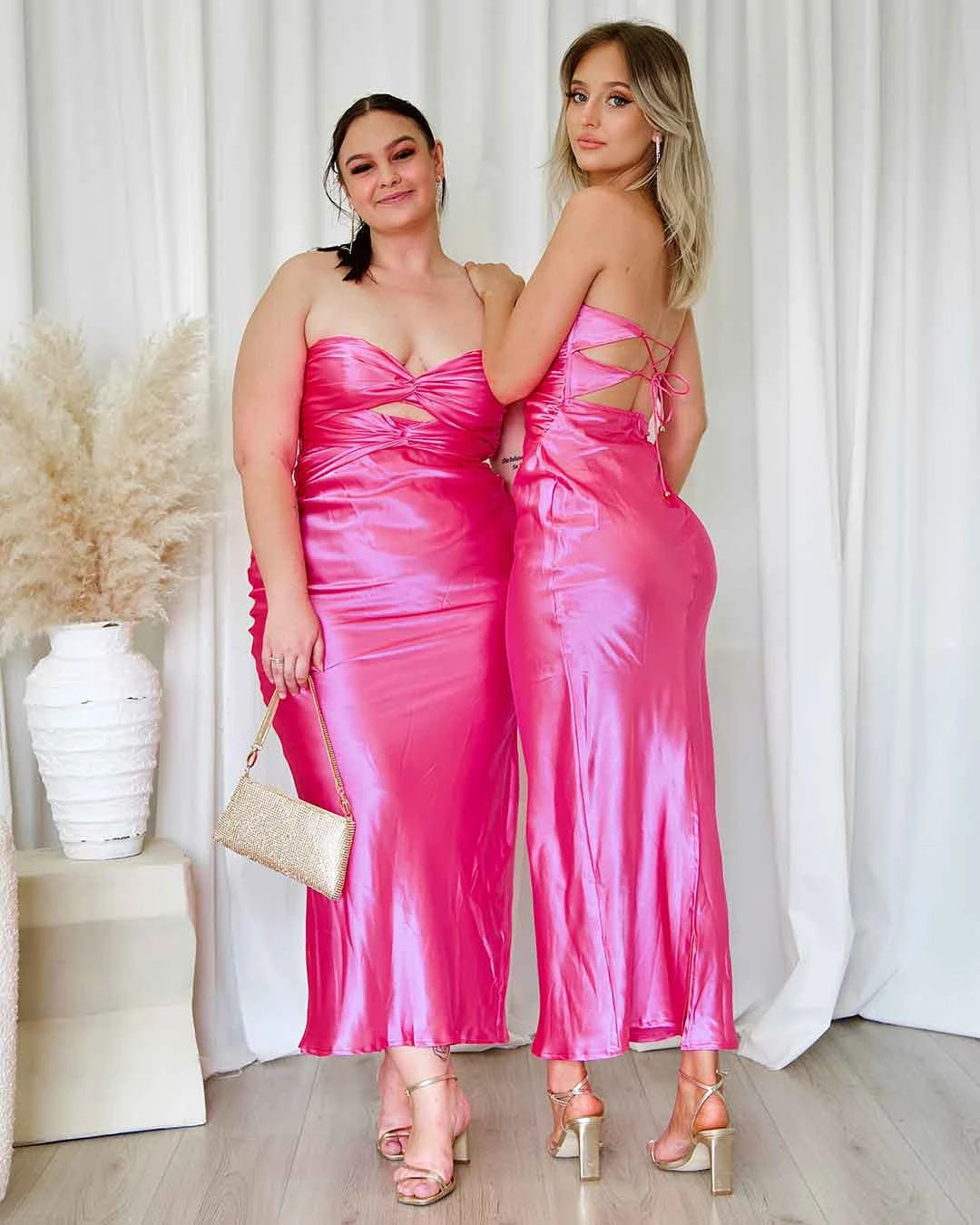 Sadie Maxi Dress - Hot Pink 4 Sadie Maxi Dress - Hot Pink - Image 2