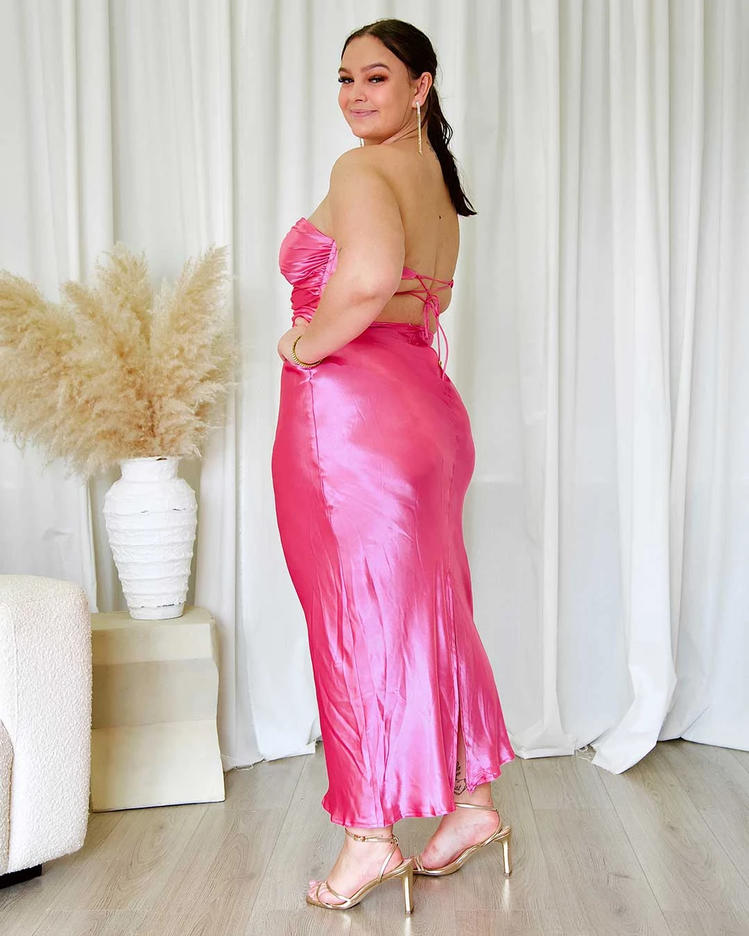 Sadie Maxi Dress - Hot Pink 9 Sadie Maxi Dress - Hot Pink - Image 7