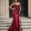 Sasha Strapless Corset Gown - Burgundy 1 Sasha Strapless Corset Gown - Burgundy -Curvy Charm Store Sasha.burgundy.front c3253597 a75f 41b8 b62a 7fb21a7fe576