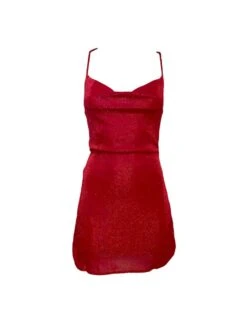 Mischa Glitter Mini Dress - Red -Curvy Charm Store Untitled design 2024 02 02T105921.616