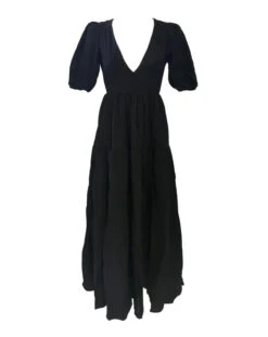 Asha Maxi Dress - Black -Curvy Charm Store Untitleddesign 33