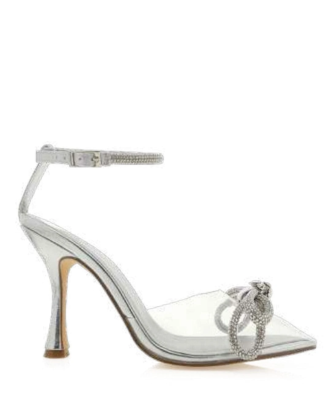 Valery Diamante Heels - Clear/Silver 4 Valery Diamante Heels - Clear/Silver - Image 2