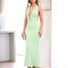 Claire Maxi Dress - Sage 2 Claire Maxi Dress - Sage -Curvy Charm Store claire dress front 3 sage
