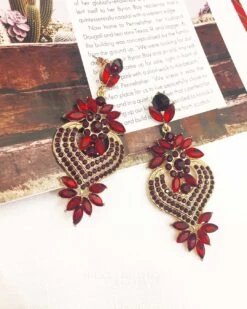 Glam Child Earrings - Red