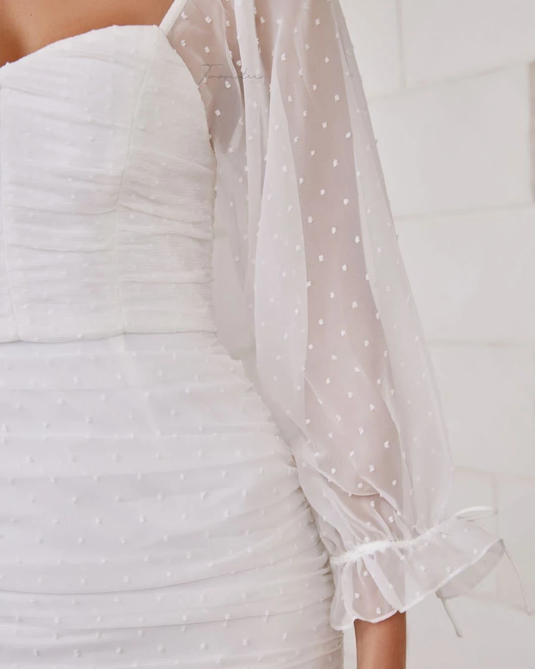 Harriette Mini Dress - White 8 Harriette Mini Dress - White - Image 6