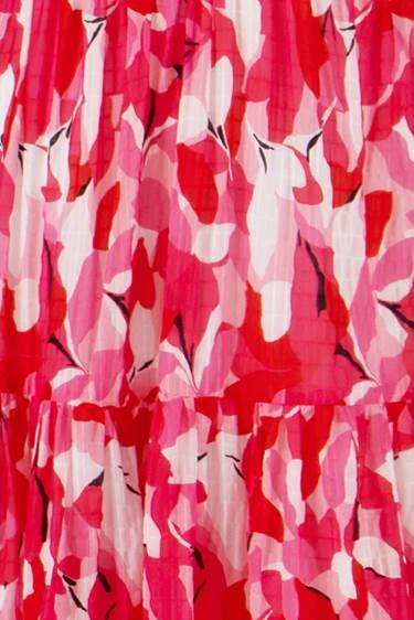 Verona Maxi Print Dress - Red 14 Verona Maxi Print Dress - Red - Image 12