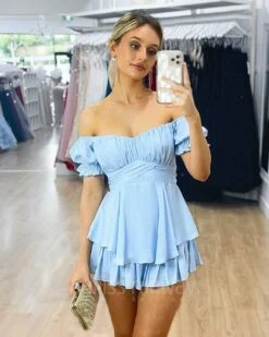 Masie Playsuit - Light Blue