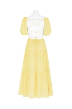 Olga Maxi Dress - Yellow -Curvy Charm Store image 32b6bf2c 498c 436e 8963 0ec9d63485bc