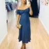 Masie Midi Dress - Steel Blue -Curvy Charm Store image 7473f0e5 4bf8 45e7 b206 b9b07f235f18