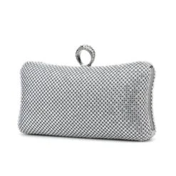 Night Glam Clutch - Silver -Curvy Charm Store image 85522135 ae1f 4433 8a2d 2c9afa0b29fe