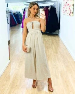 Isla Jumpsuit - Oatmeal