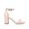 Keeley Block Heel - Nude -Curvy Charm Store keeley nude