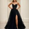 Milla Strapless Beaded Gown - Black 2 Milla Strapless Beaded Gown - Black -Curvy Charm Store milla.black .front baf428f8 e1f6 4446 904f 083f53d36466
