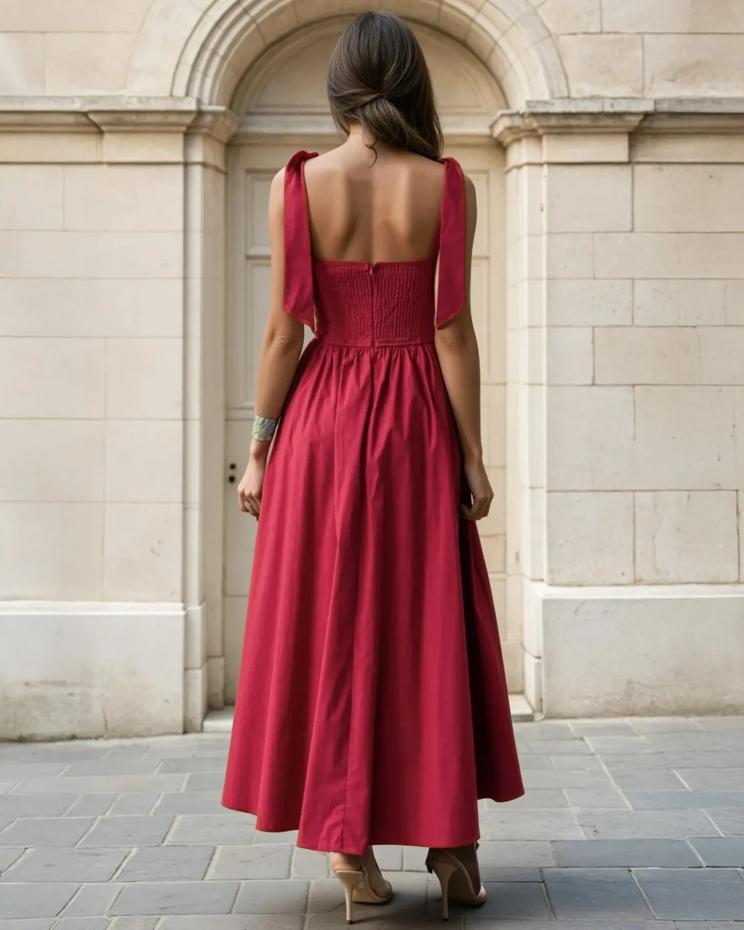 Thea Maxi Dress - Wine 4 Thea Maxi Dress - Wine - Image 2
