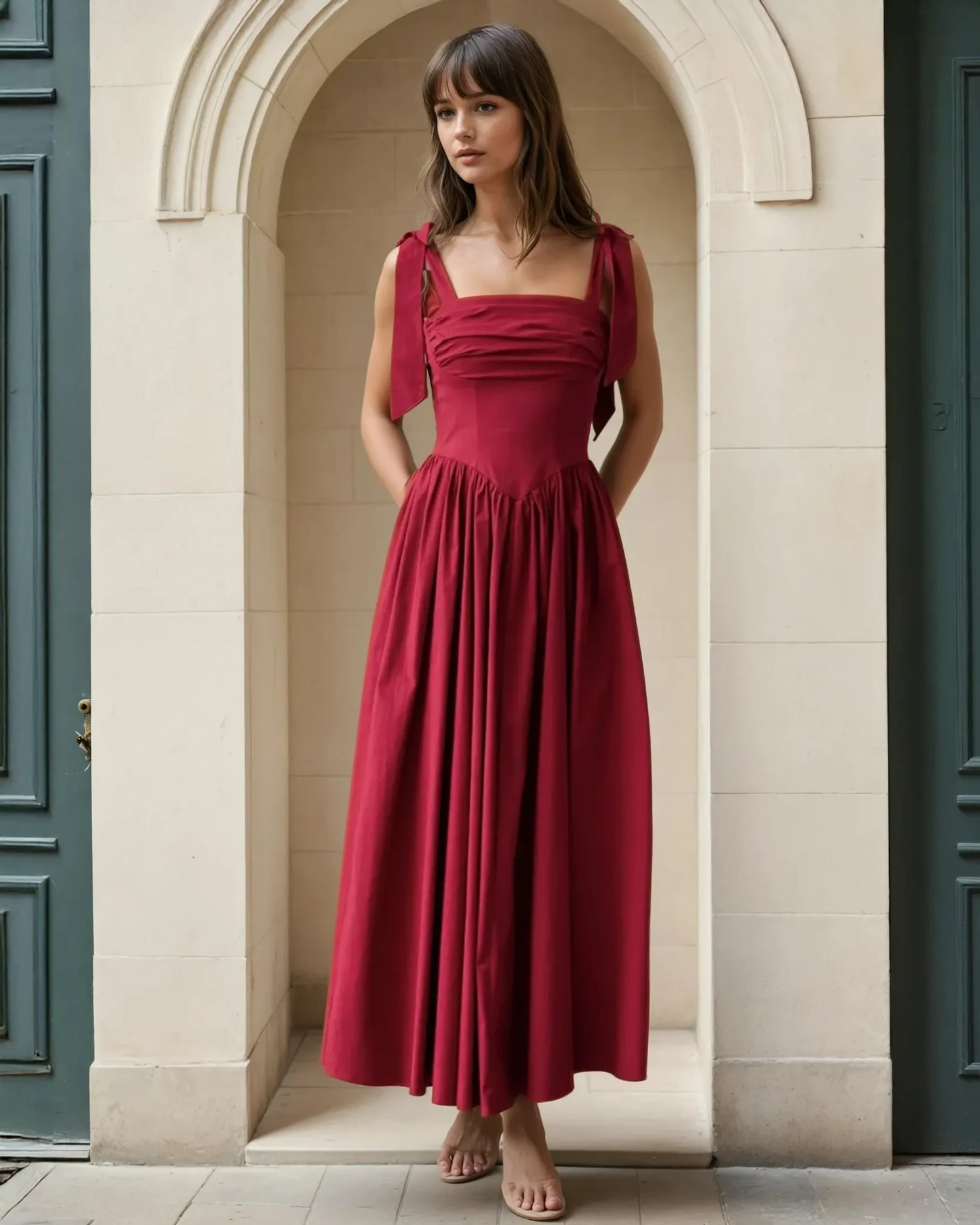 Thea Maxi Dress - Wine 3 Thea Maxi Dress - Wine